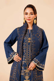 Nishat Winter Drop-2 Embroidered Satin Unstitched 3Pc Suit - 42404536