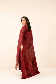Nishat Winter Drop-2 Embroidered Satin Unstitched 3Pc Suit - 42404543