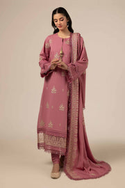 Nishat Winter Drop-2 Embroidered Khaddar Unstitched 3Pc Suit - 42404565