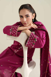 Nishat Winter Drop-2 Embroidered Khaddar Unstitched 3Pc Suit - 42404572
