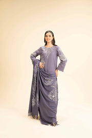 Nishat Winter Drop-2 Embroidered Khaddar Unstitched 3Pc Suit - 42404602