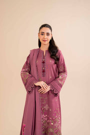 Nishat Winter Drop-2 Embroidered Khaddar Unstitched 3Pc Suit - 42404604