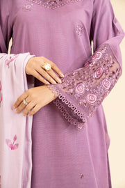 Nishat Winter Drop-2 Embroidered Khaddar Unstitched 3Pc Suit - 42404605
