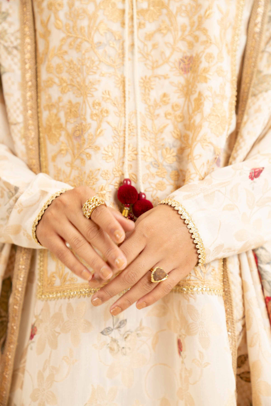 Nishat Winter Drop-2 Embroidered Jacquard Unstitched 3Pc Suit - 42404740