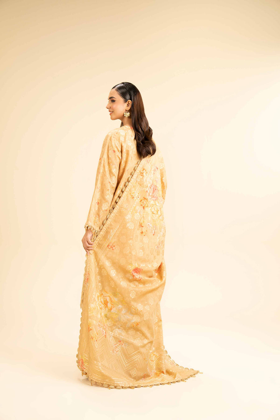 Nishat Winter Drop-2 Embroidered Jacquard Unstitched 3Pc Suit - 42404743