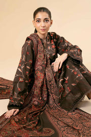 Nishat Winter Drop-2 Embroidered Khaddar Unstitched 3Pc Suit - 42404749