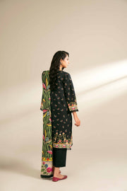 Nishat Any Day Printed Cotton Slub Unstitched 3Pc Suit - 42404928
