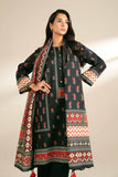 Nishat Any Day Printed Cotton Slub Unstitched 3Pc Suit - 42404929