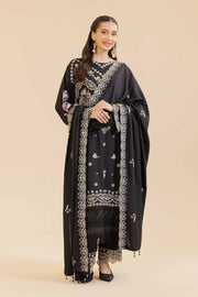 Nishat Winter Drop-2 Embroidered Karandi Unstitched 3Pc Suit - 42405040