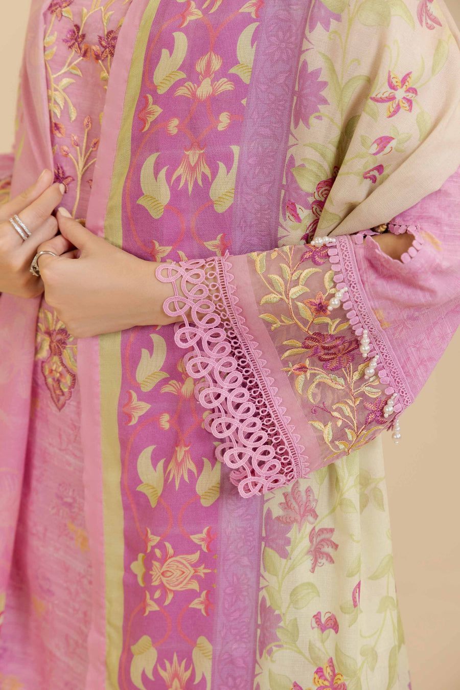 Nishat Winter Drop-2 Embroidered Khaddar Unstitched 3Pc Suit - 42405045