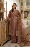 Reve Royal by Fabiha Fatima Embroidered Net Unstitched 3Pc Suit - ZIRCON