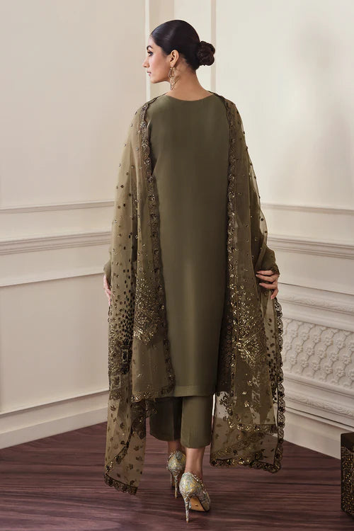 Baroque Exclusive Formal Embroidered Chiffon Unstitched 3Pc UF-295