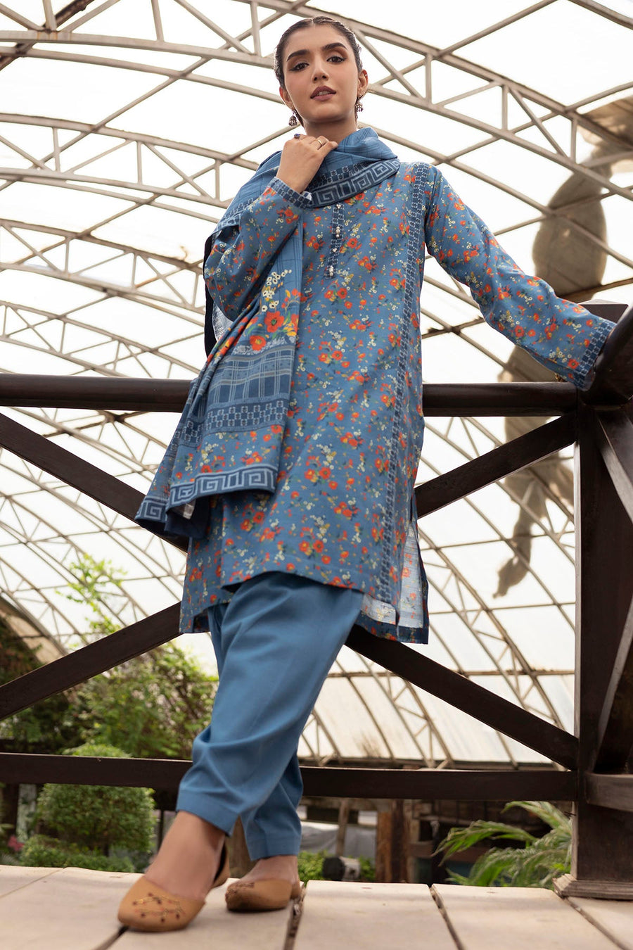 Rang by Motifz Digital Printed Khaddar Unstitched 3Pc Suit 4366-NOIR