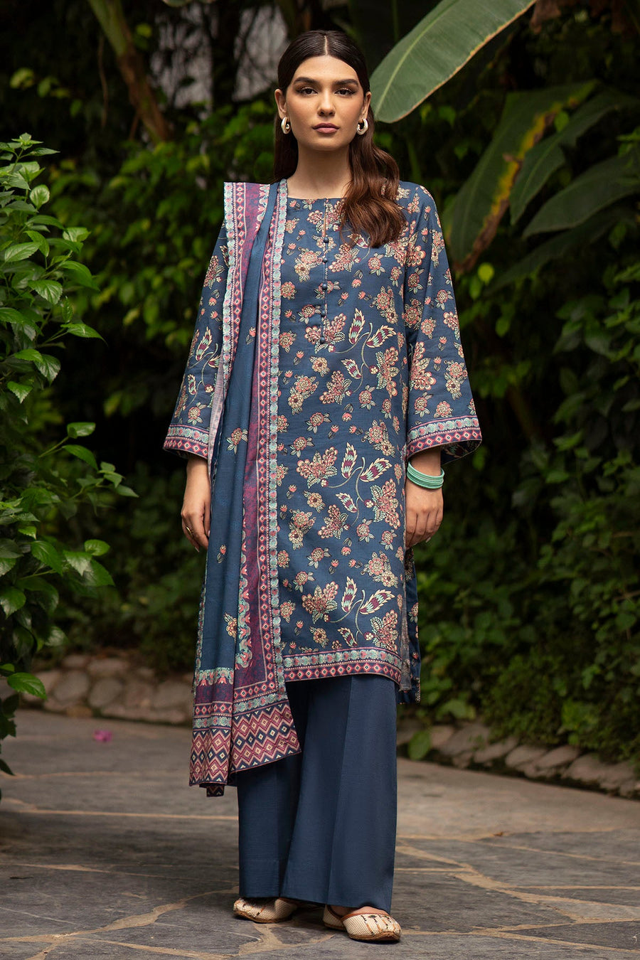 Rang by Motifz Digital Printed Khaddar Unstitched 3Pc Suit 4367-LENORE