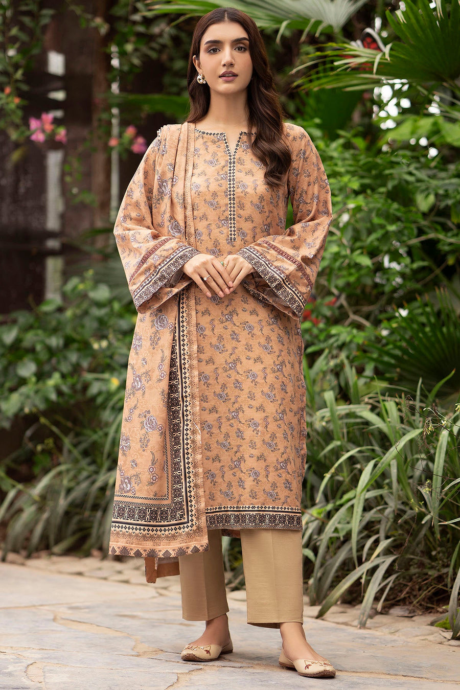 Rang by Motifz Digital Printed Khaddar Unstitched 3Pc Suit 4370-OPALINE