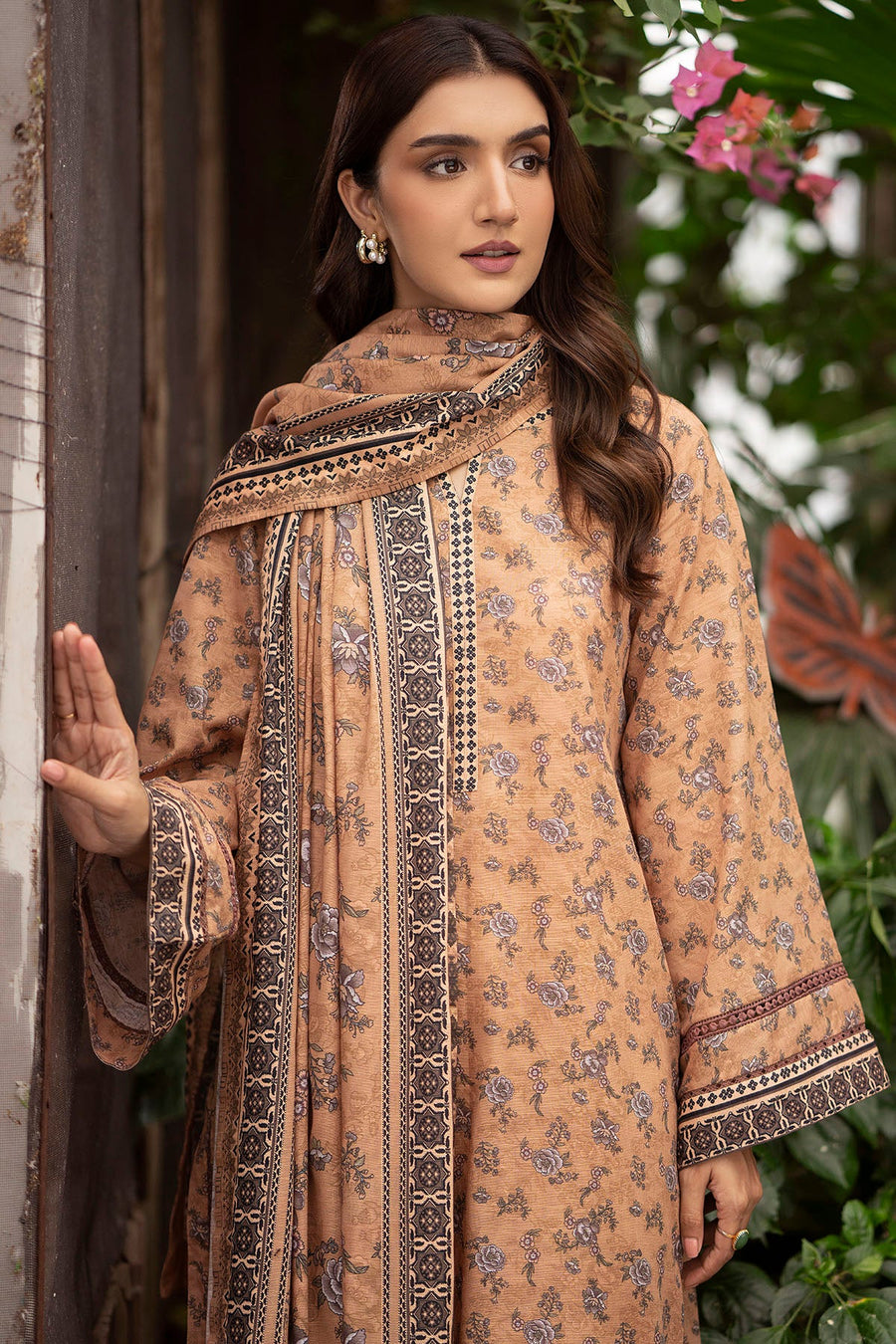 Rang by Motifz Digital Printed Khaddar Unstitched 3Pc Suit 4370-OPALINE