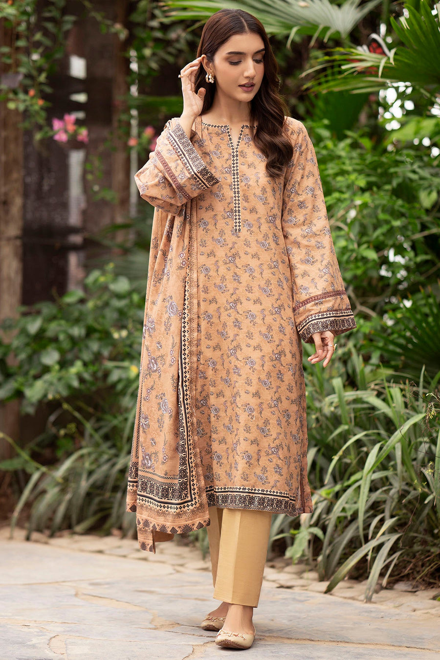Rang by Motifz Digital Printed Khaddar Unstitched 3Pc Suit 4370-OPALINE