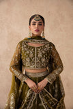 Zarposh Jahanara Festive Embroidered Organza Unstitched 3Pc Suit - MAYA