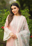 MOK Rang e Noor Embroidered Grip 3Pc Suit - Champa