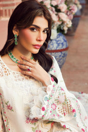 Motifz Premium Embroidered Lawn Unstitched 3Pc Suit 4422-ZAHRA