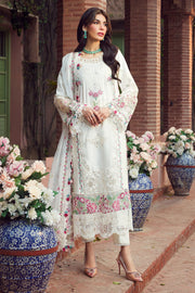 Motifz Premium Embroidered Lawn Unstitched 3Pc Suit 4422-ZAHRA