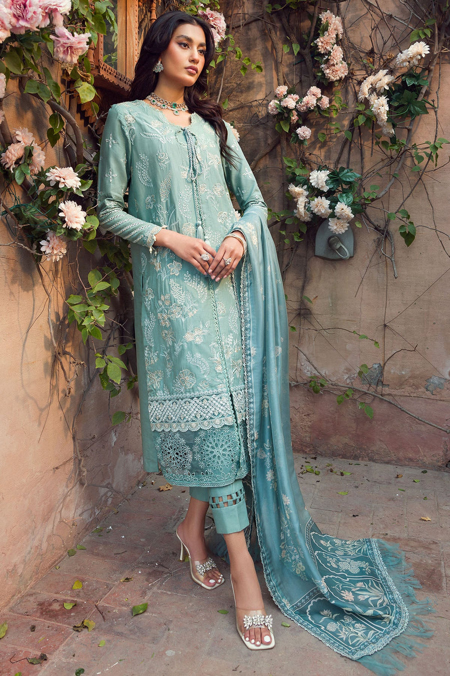 Motifz Premium Embroidered Lawn Unstitched 3Pc Suit 4429-TALIYA