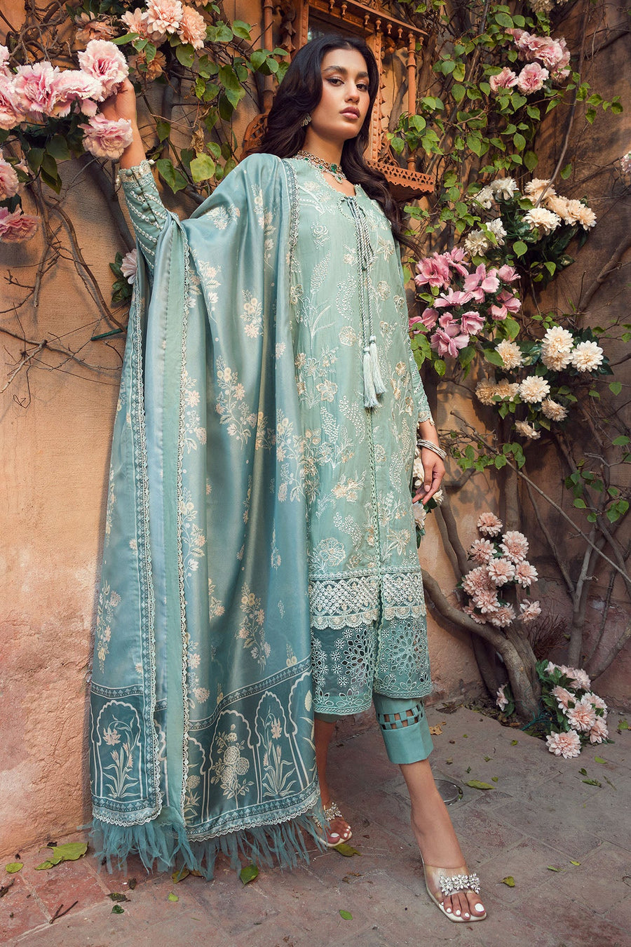 Motifz Premium Embroidered Lawn Unstitched 3Pc Suit 4429-TALIYA