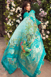 Motifz Premium Embroidered Lawn Unstitched 3Pc Suit 4430-SANOBAR