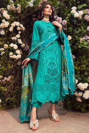 Motifz Premium Embroidered Lawn Unstitched 3Pc Suit 4430-SANOBAR