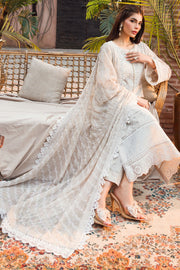 Motifz Premium Embroidered Lawn Unstitched 3Pc Suit 4434-SHABNAM