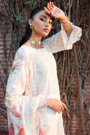 Motifz Premium Embroidered Lawn Unstitched 3Pc Suit 4436-RUKAIYAH