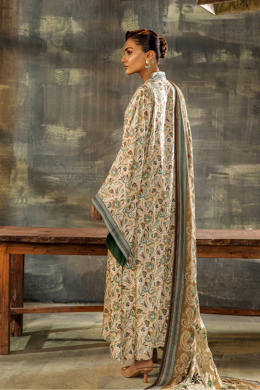 Melora by Safwa Digital Printed Doria Viscose Unstitched 3Pc Suit MLO-08