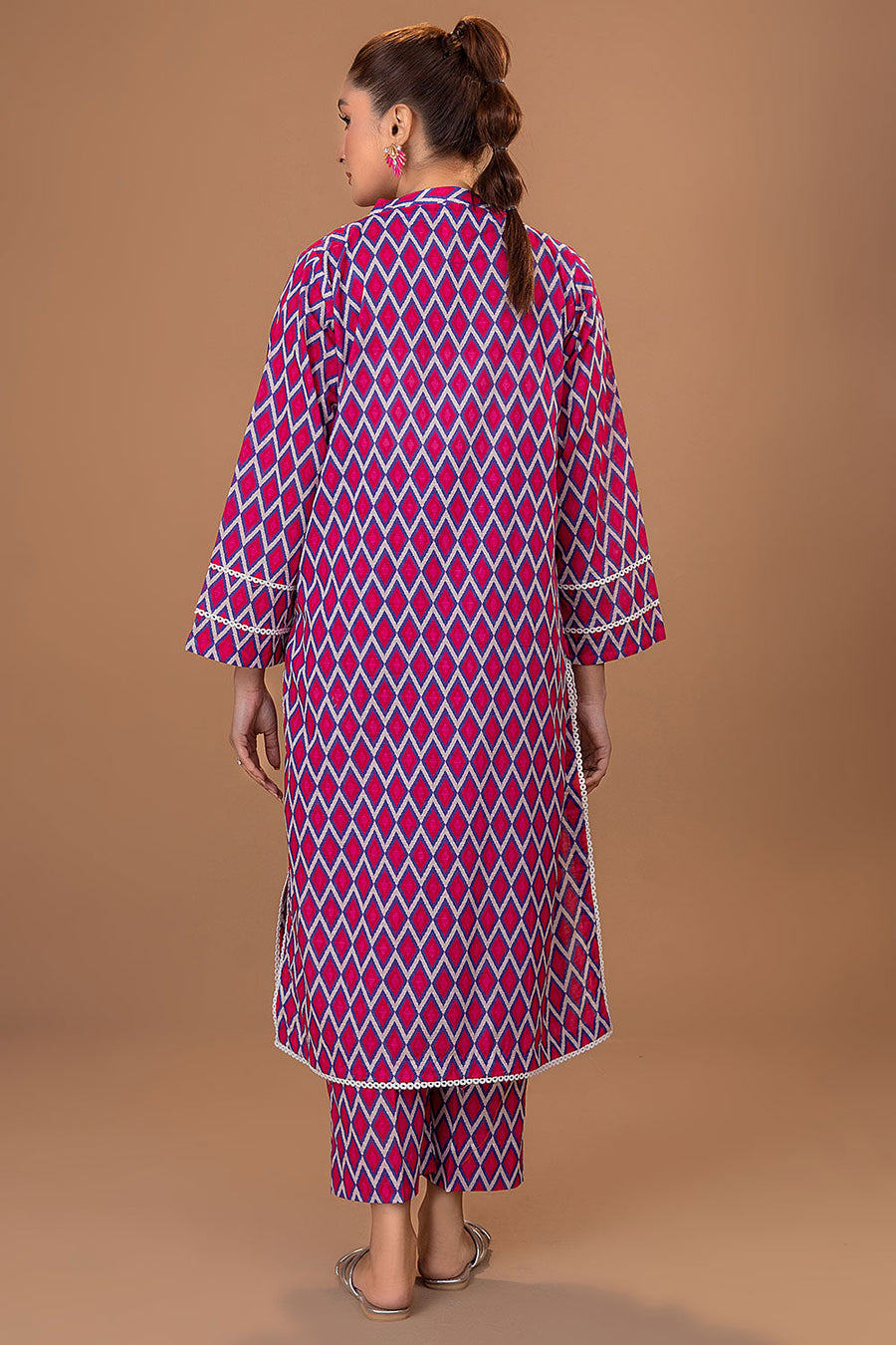 Safwa Printed Lawn Pret 2Pc Suit (Shirt/Trouser) P000433