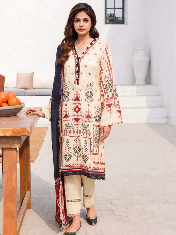 Rang by Motifz Digital Printed Lawn Unstitched 3Pc Suit 4586-Qudsia