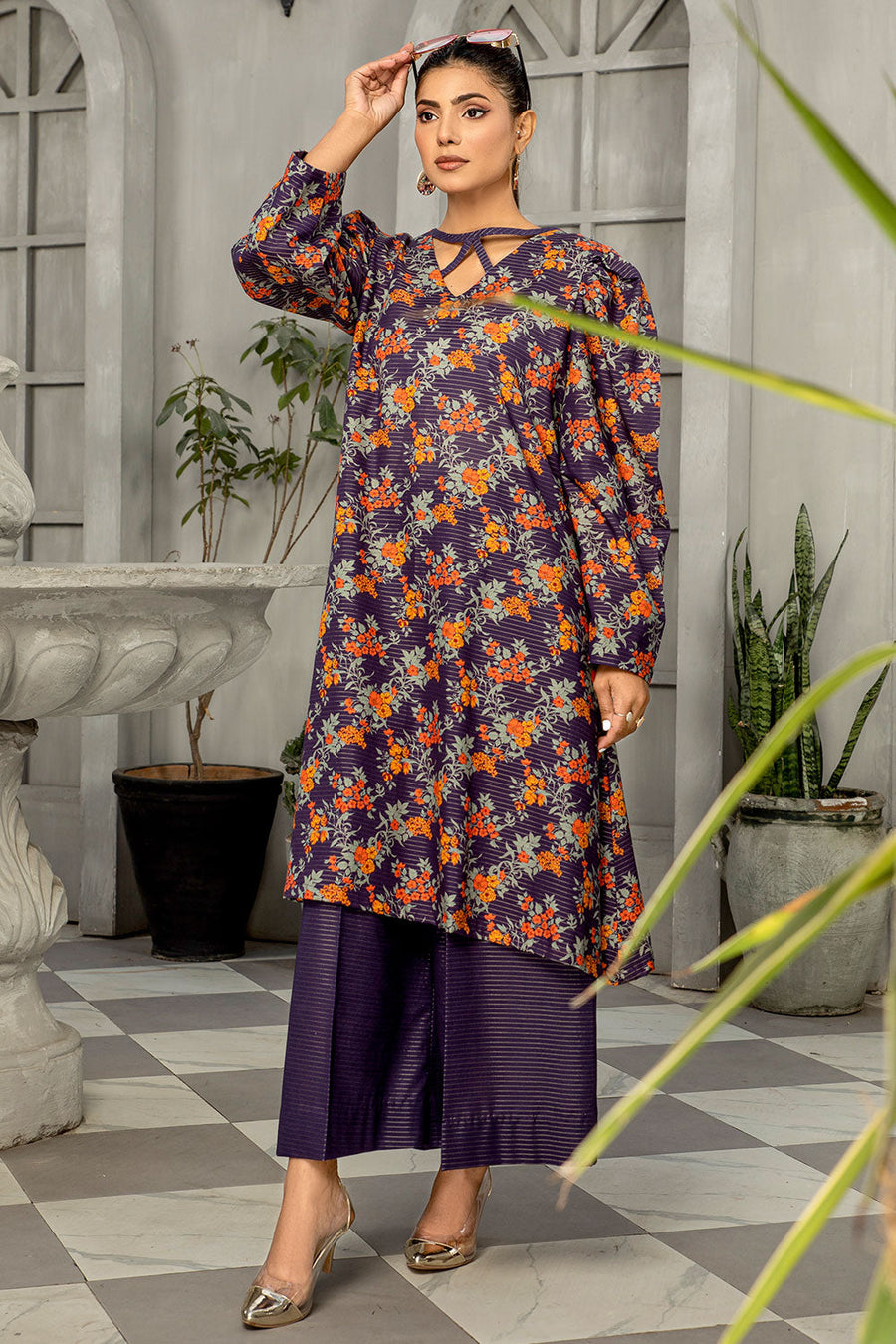 Safwa Tulip Vol-04 Printed Masuri Unstitched 2Piece Suit TZK-68