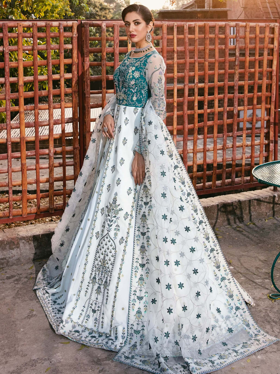 Layali Formals By Akbar Aslam Embroidered Organza Suit - SEDNA
