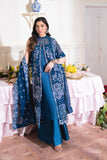 Neeshay Dastaan Embroidered Chiffon Unstitched 3Pc Suit - Aabirah