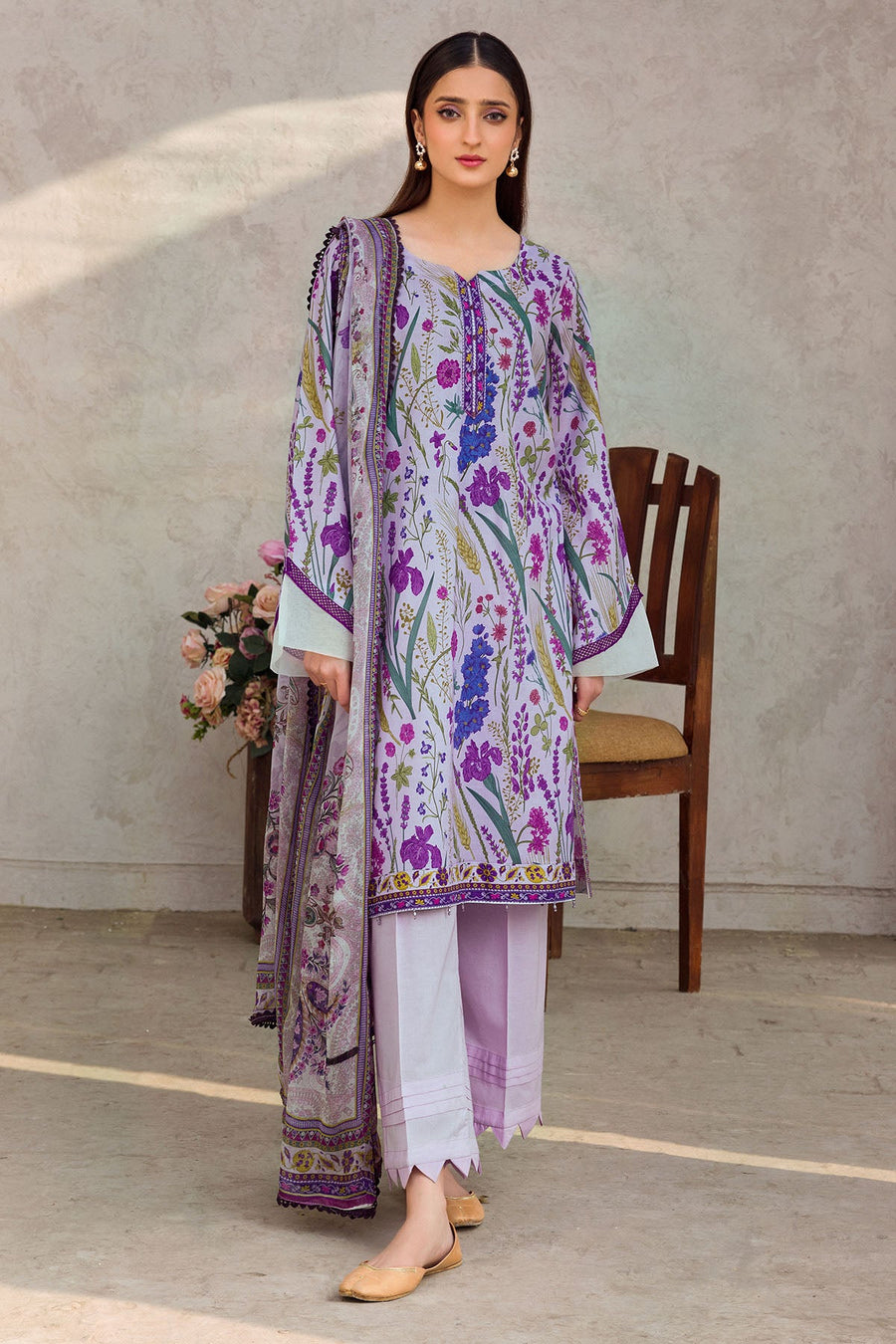 Rang by Motifz Digital Printed Lawn Unstitched 3Pc Suit 4601-FAHA