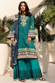 Umang by Motifz Embroidered Lawn Unstitched 3Pc Suit 4636-EVERGLADE