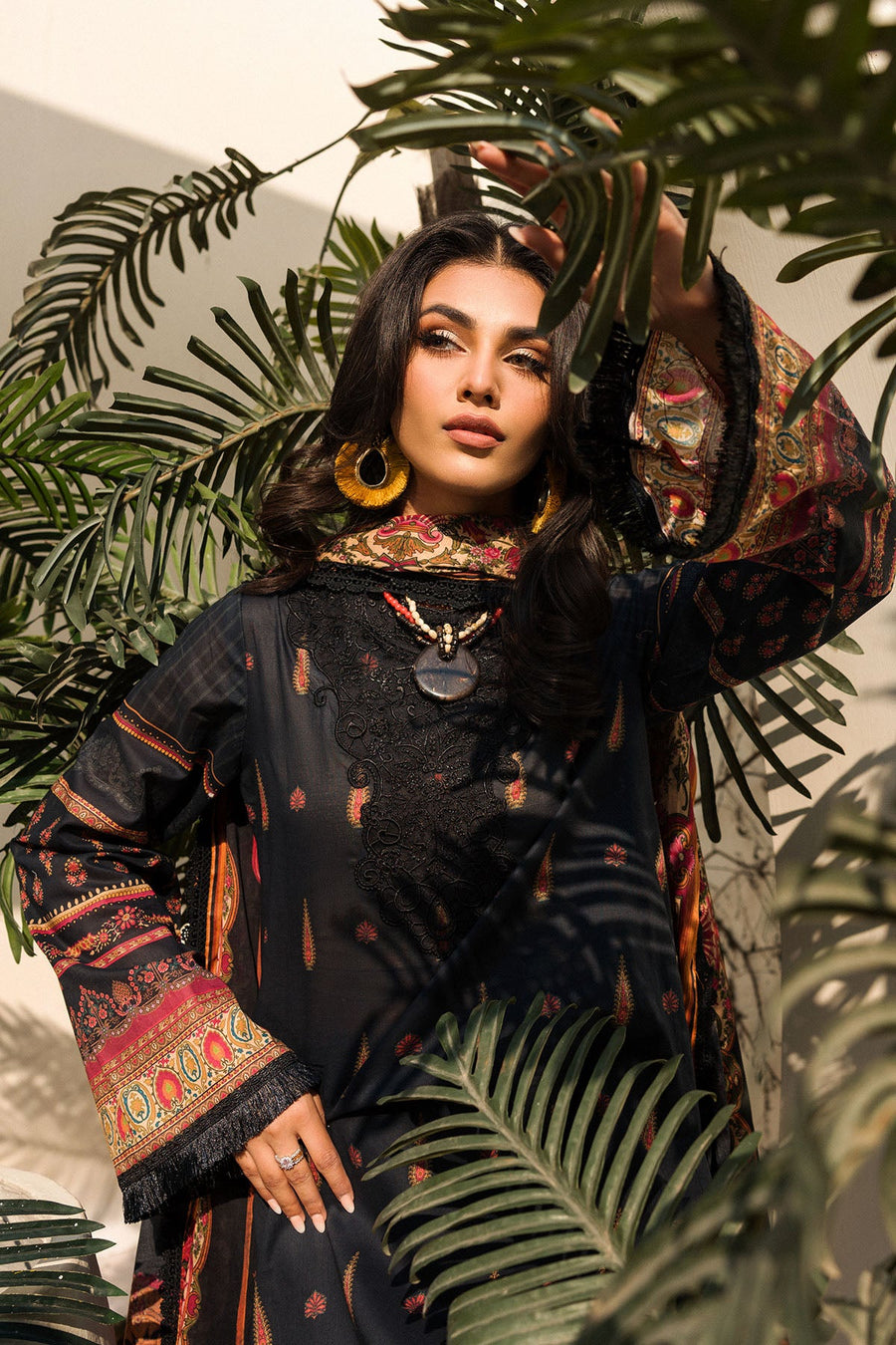 Umang by Motifz Embroidered Lawn Unstitched 3Pc Suit 4638-PERIDOT