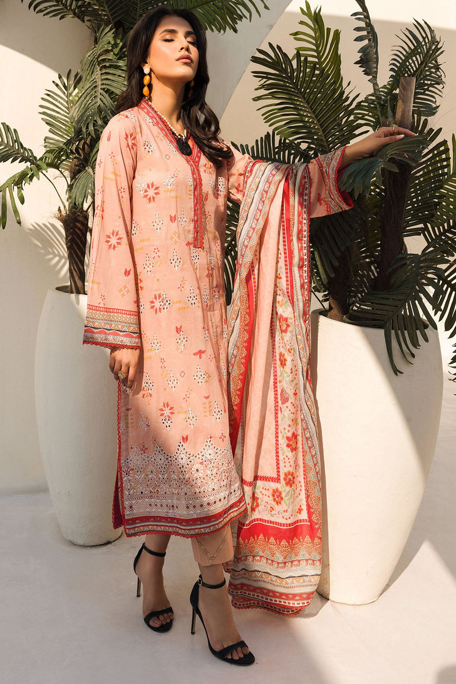 Umang by Motifz Embroidered Lawn Unstitched 3Pc Suit 4639-NEELKAMAL