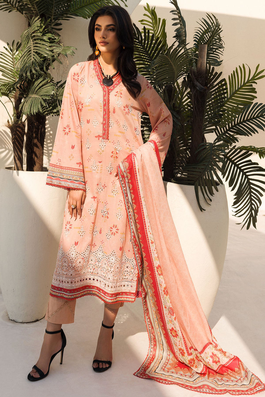 Umang by Motifz Embroidered Lawn Unstitched 3Pc Suit 4639-NEELKAMAL
