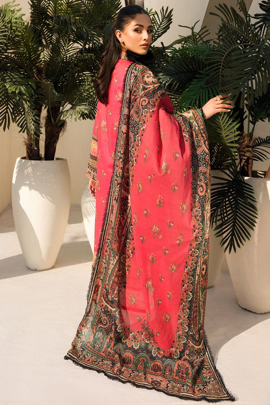 Umang by Motifz Embroidered Lawn Unstitched 3Pc Suit 4641-SAPPHIRE