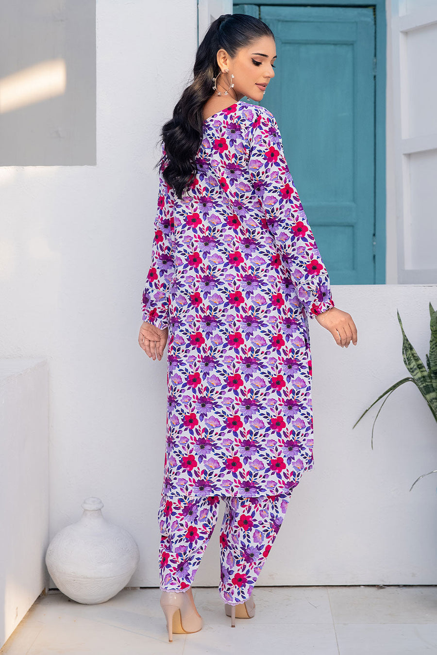 Safwa Tulip Vol-01 Digital Printed Khaddar Unstitched 2Pc Suit TSC-12