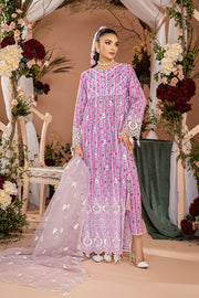 Safwa Greta Premium Embroidered Lawn Unstitched 3Pc Suit SGR-08