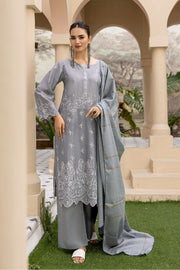 Safwa Cherie Fine Embroidered Lawn Unstitched 3Pc Suit CHS-10