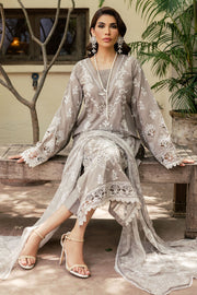 Motifz Premium Embroidered Lawn Unstitched 3Pc Suit 4707-ANAA