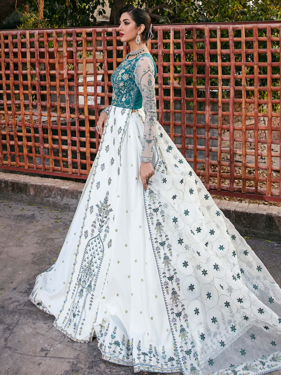 Layali Formals By Akbar Aslam Embroidered Organza Suit - SEDNA