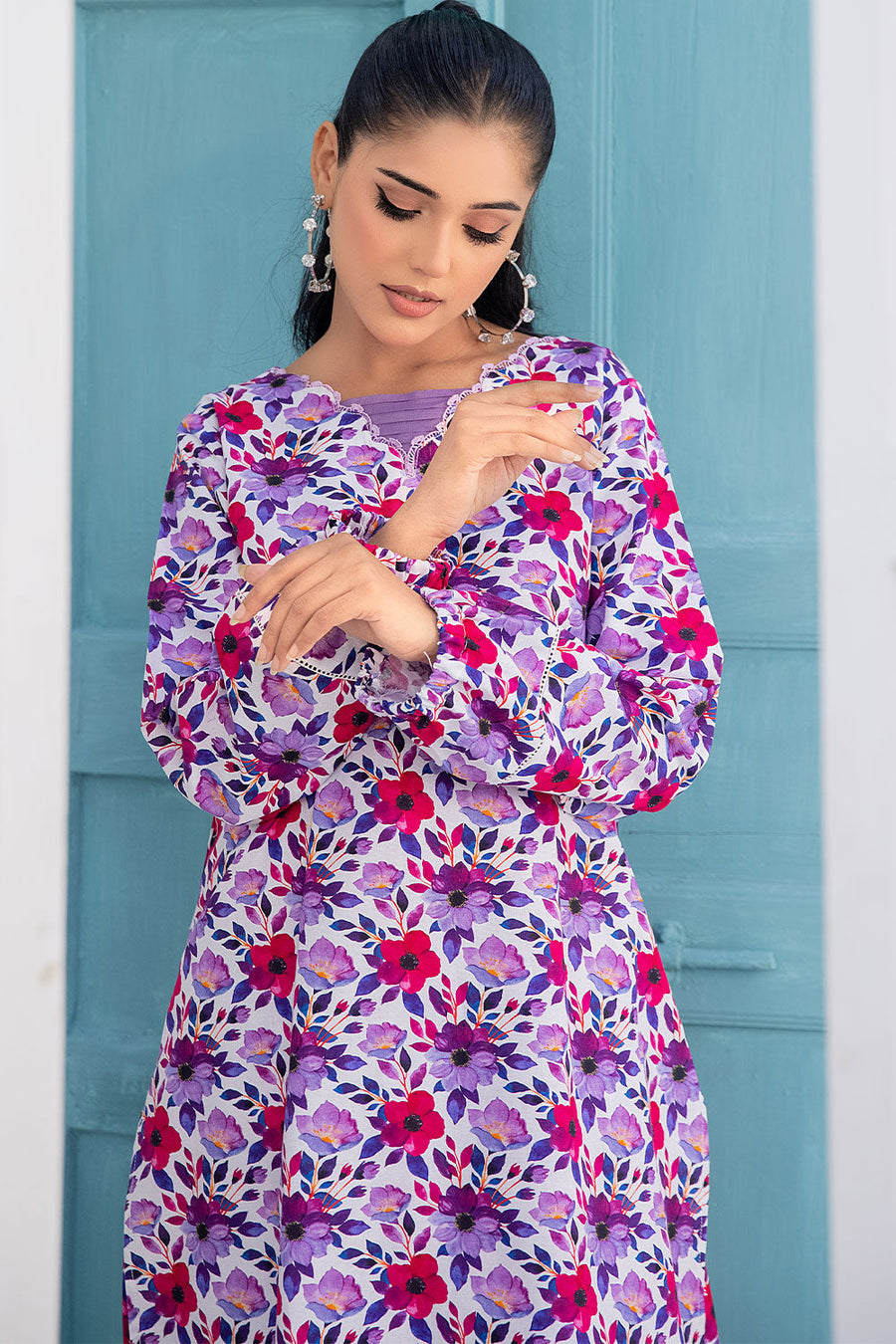 Safwa Tulip Vol-01 Digital Printed Khaddar Unstitched 2Pc Suit TSC-12
