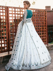 Layali Formals By Akbar Aslam Embroidered Organza Suit - SEDNA